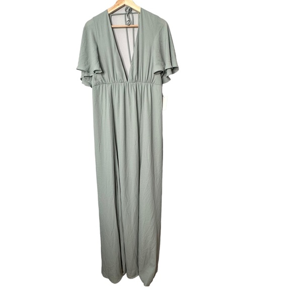 Show Me Your Mumu Faye Dress Green Bouquet NEW - Picture 3 of 7